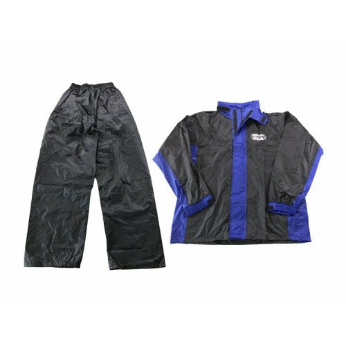 Rain Suit Black & Blue