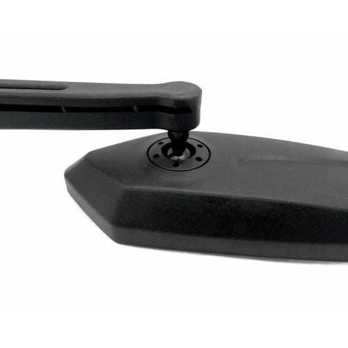 Universal Mirror Set, 8mm RH/RH Thread - BLACK (Foldable)