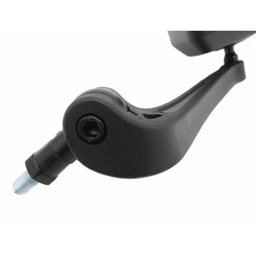 Universal Mirror Set, 8mm RH/RH Thread - BLACK (Foldable)