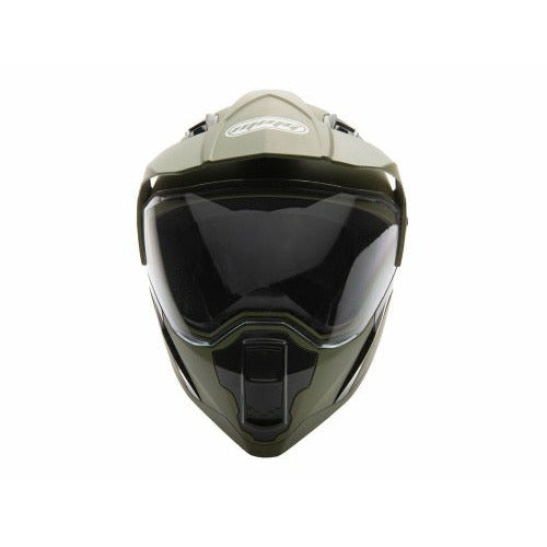 Full Face MMG Helmet. Model Storm. Color: MATTE GREEN. *DOT APPROVED*