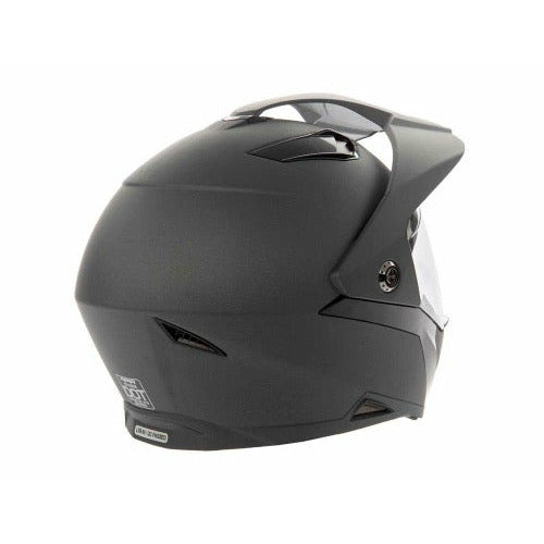 Full Face MMG Helmet. Model Storm. Color: MATTE BLACK *DOT APPROVED*