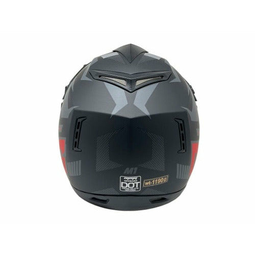 OFF Road MMG Helmet. Model 31. Color: Matte Black GRAPHICS. **DOT APPROVED** *Free goggles included*