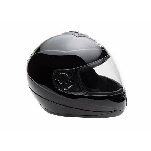 Full Face MMG Helmet. Model Gliss. Color: Shiny Black. *DOT APPROVED*