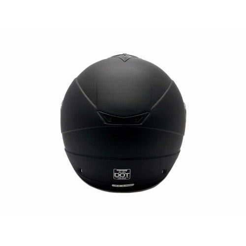Full Face MMG Helmet. Model Gliss. Color: MATTE Black. *DOT APPROVED*