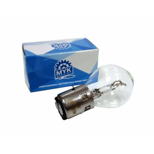 MYK Headlight Bulb S2 12V 18/18W (10 PCS/BOX) CODE: MYKE0184
