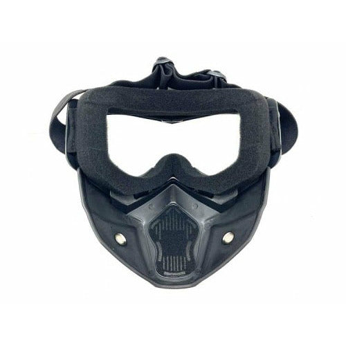 MYK detachable modular face mask shield with goggles MYKA0337
