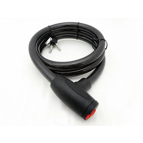 Cable Lock Size: Length 40" x 13/16'' (diameter).
