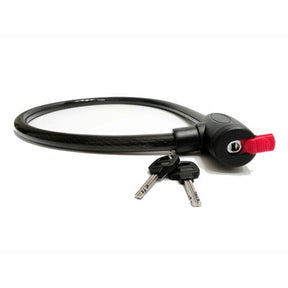 Cable Lock Size: Length 40" x 13/16'' (diameter).