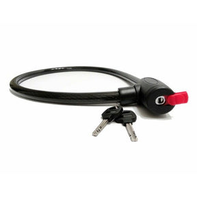Cable Lock Size: Length 70" x 13/16 (diameter).