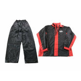 Rain Suit Black & Red