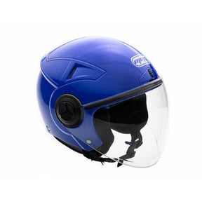 Open Face MMG Helmet. Model Blaze. COLOR: SHINY BLUE  *DOT APPROVED*
