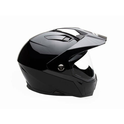 Full Face MMG Helmet. Model Storm. Color: Shiny Black. *DOT APPROVED*