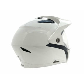 Full Face MMG Helmet. Model Storm. Color: Shiny WHITE. *DOT APPROVED*