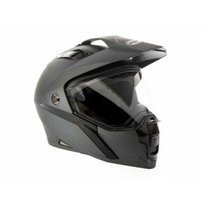 Full Face MMG Helmet. Model Storm. Color: MATTE BLACK *DOT APPROVED*