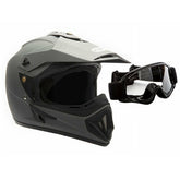 OFF Road MMG Helmet. Model 30. Color: Matte Grey. *DOT APPROVED* *FREE GOGGLES INCLUDED*