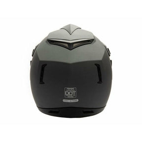 OFF Road MMG Helmet. Model 30. Color: Matte Grey. *DOT APPROVED* *FREE GOGGLES INCLUDED*