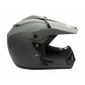 OFF Road MMG Helmet. Model 30. Color: Matte Grey. *DOT APPROVED* *FREE GOGGLES INCLUDED*