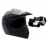 Full Face MMG Helmet. Model Storm. Color: MATTE BLACK *DOT APPROVED*