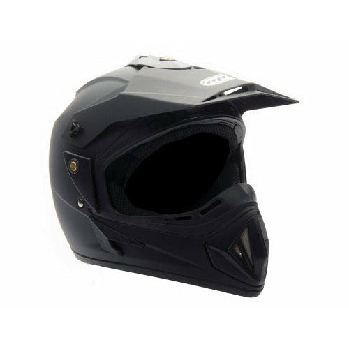 Full Face Matte Sport Helmet, Black