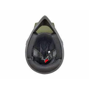 Full Face MMG Helmet. Model Storm. Color: MATTE GREEN *DOT APPROVED*