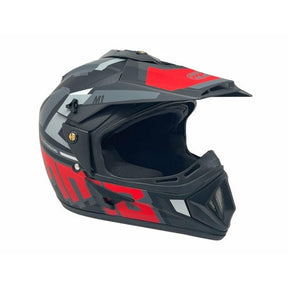 OFF Road MMG Helmet. Model 31. Color: Matte Black GRAPHICS. **DOT APPROVED** *Free goggles included*