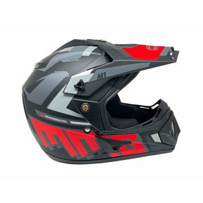 OFF Road MMG Helmet. Model 31. Color: Matte Black GRAPHICS. **DOT APPROVED** *Free goggles included*