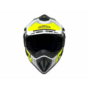 OFF Road MMG Helmet. Model 31. Color: SHINY WHITE GRAPHICS. **DOT APPROVED** *Free goggles included*