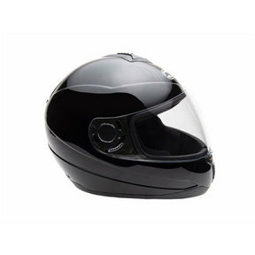 Full Face MMG Helmet. Model Gliss. Color: Shiny Black. *DOT APPROVED*