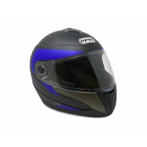 Full Face MMG Helmet. Model Gliss. Color: MATTE BLACK/BLUE. *DOT APPROVED*
