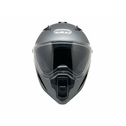 Full Face MMG Helmet. Model Mount. Color: MATTE GREY . *DOT APPROVED* *Free mirror shield included*