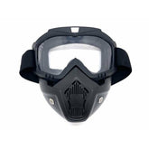 MYK detachable modular face mask shield with goggles MYKA0337