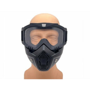 MYK detachable modular face mask shield with goggles MYKA0337